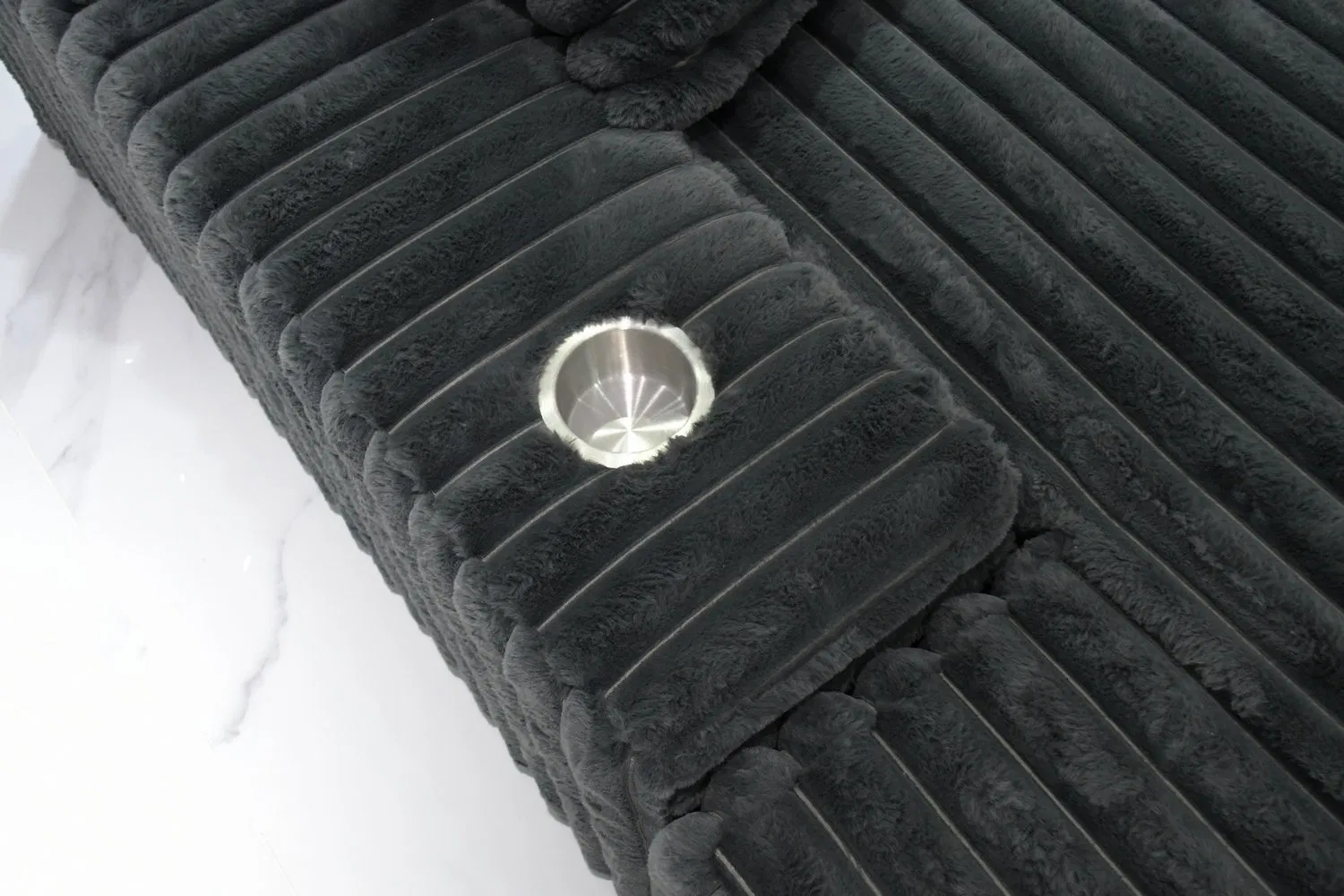 Conjunto de Sofá-Cama Comprimido de Veludo de Alta Qualidade para Sala de Estar Moderna