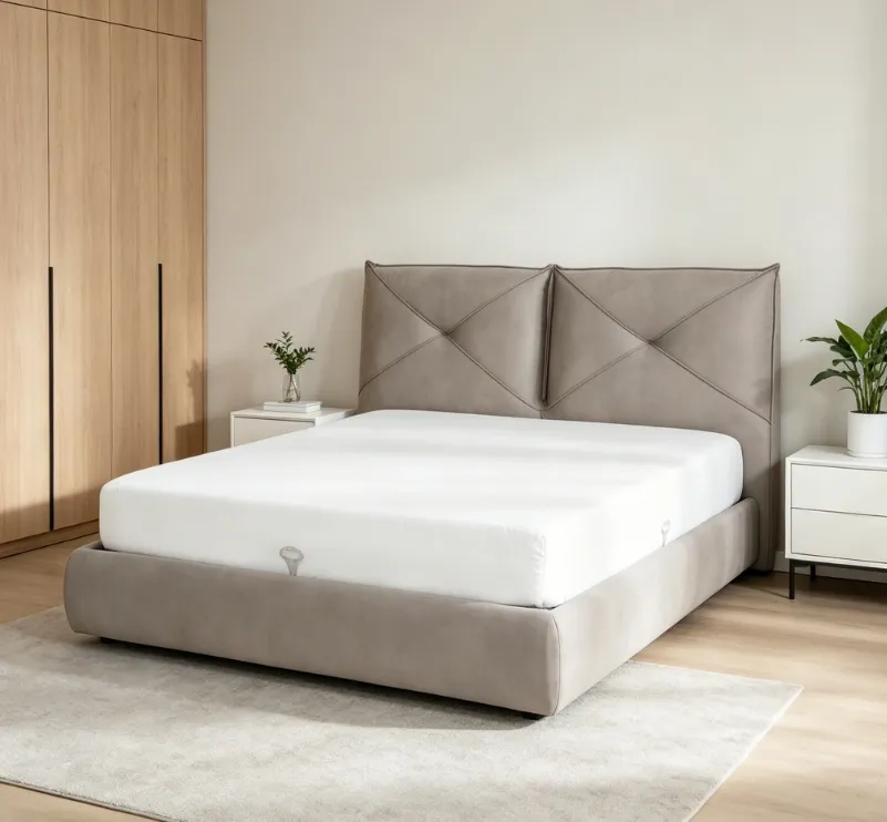 Cama com Cabeceira Estofada 2