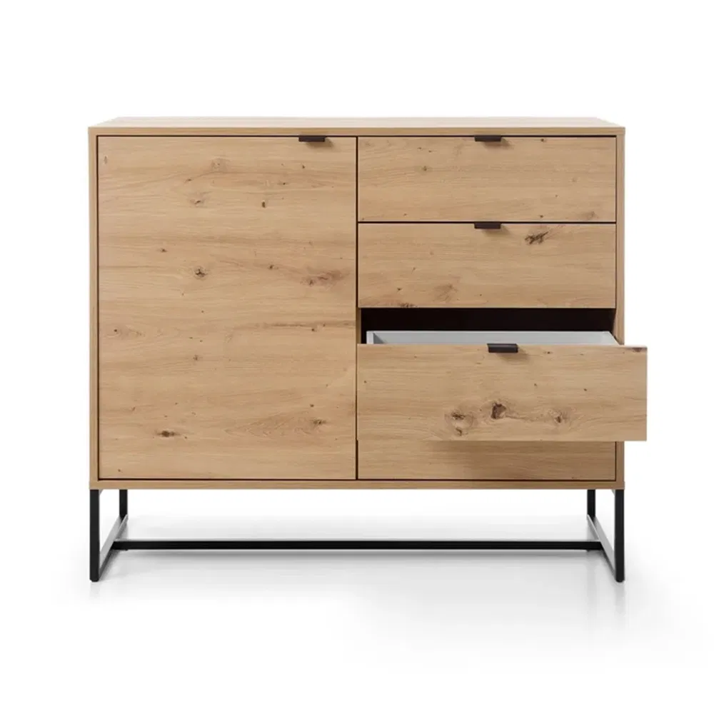 Buffet lateral vintage de madeira com design novo personalizado ODM para sala de estar