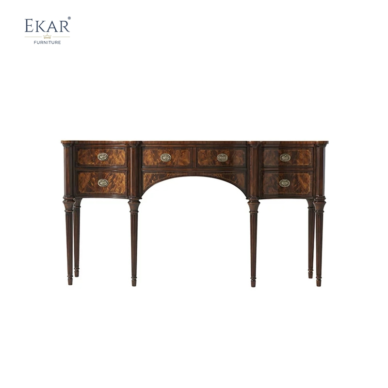 Buffet de Luxo Heritage Ekar Regency com Incrustações Manuais em Estilo Inglês