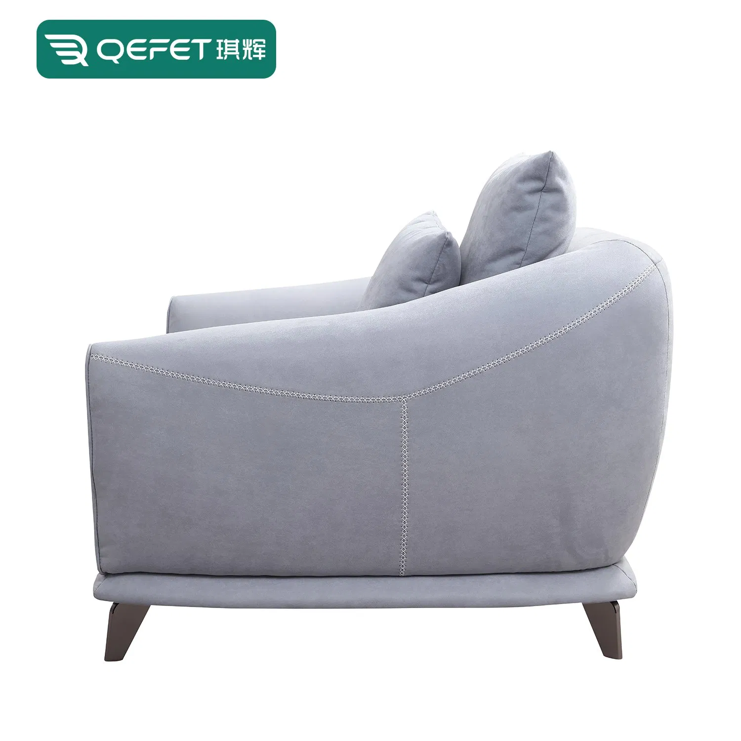 Poltrona de Tecido Contemporânea Chic para Espaços de Vida Elegantes