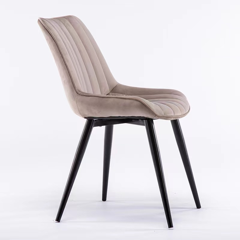 Cadeira de Jantar Sem Braços Design Macio Assento Largo Sedia Da Pranzo Azul Silla De Comedor Azul