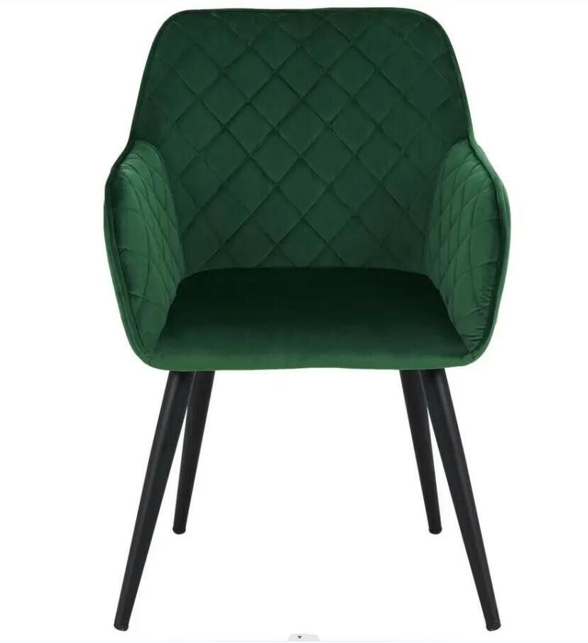 Fornecimento Direto de Fábrica Mobiliário Moderno Macio Estofado para Casa com Pernas de Metal Lounge Jantar Chair(ZG23-031)