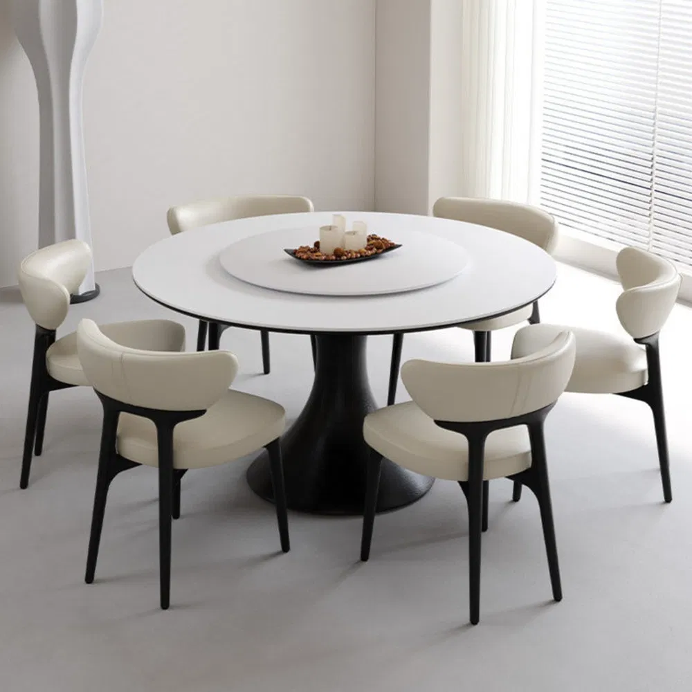 Cadeira de Jantar Estofada de Luxo Artística para Casa de Chá
