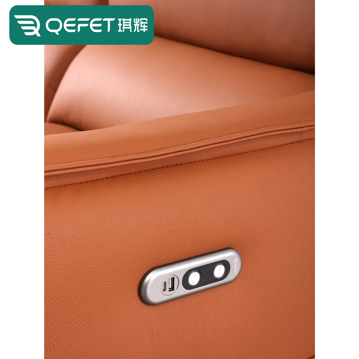 Modern Living Room Modular Functional Sofa Genuine Leather Electric Recliner Sofa