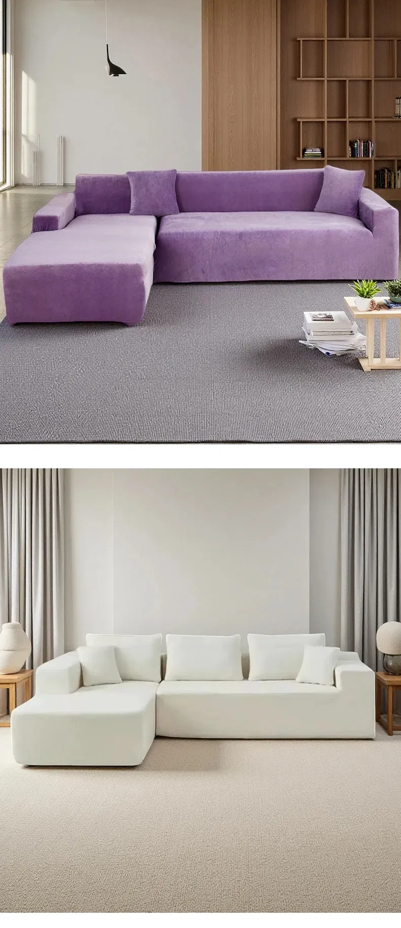 L-Shaped Modular Sofa Detail 6