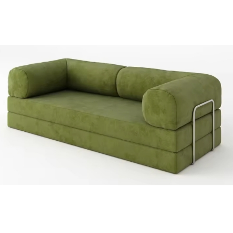 Household Furniture: Reclining Chair Sofa Bed, Compressed Foam and Durable and Stain-Resistant Fabric Cover Sponge Sofa
