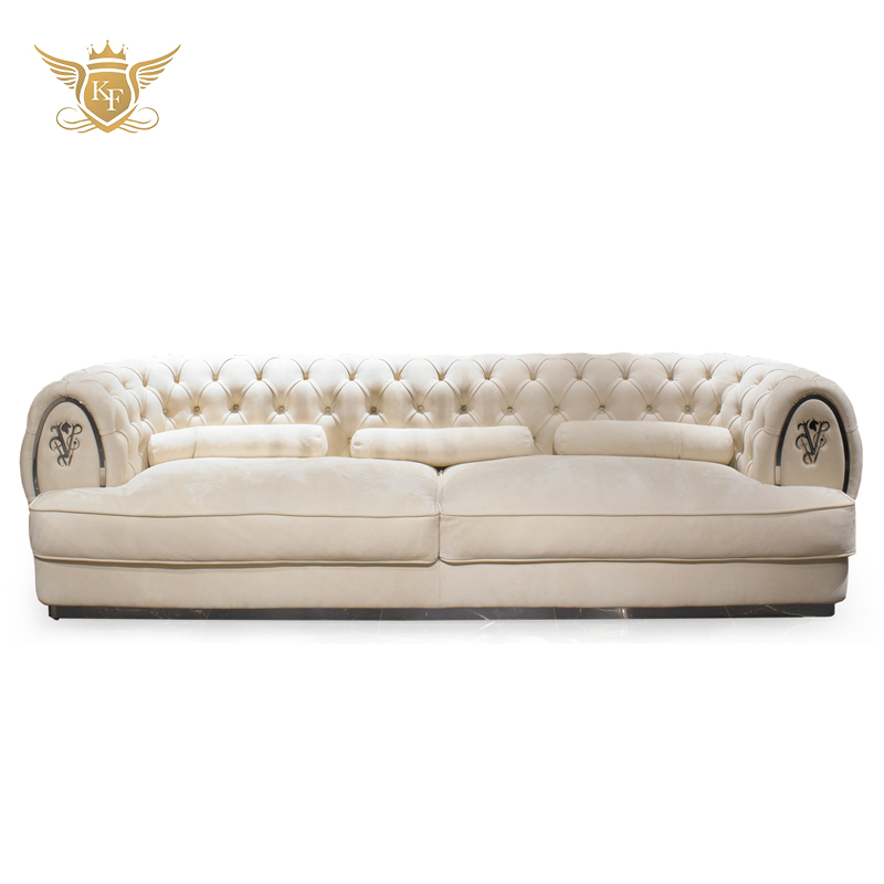 Italian Nordic Chesterfield Luxury Modern Indoor Couch Living Room Furniture 3 Seater Sofa