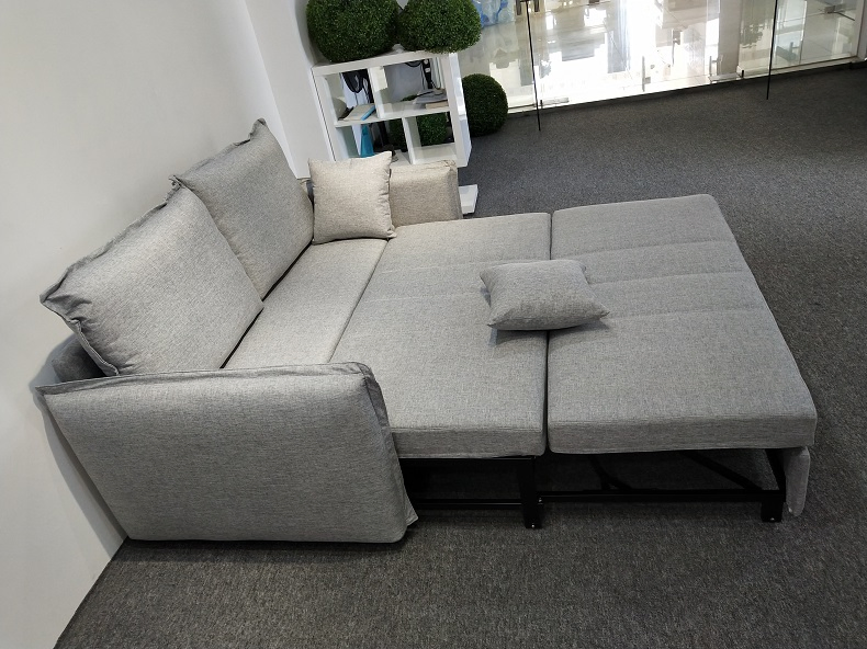 China Factory Hot Sale High Quality Sleeper Pull out Sofa Bed Fabric Two Seat