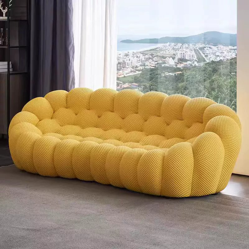 Sponge Foam Compressed Sofa Sectional Corner Modular Design for Living Room Sofa in Box Home Furniture with Compressible Feature and Velvet Upholstered Section