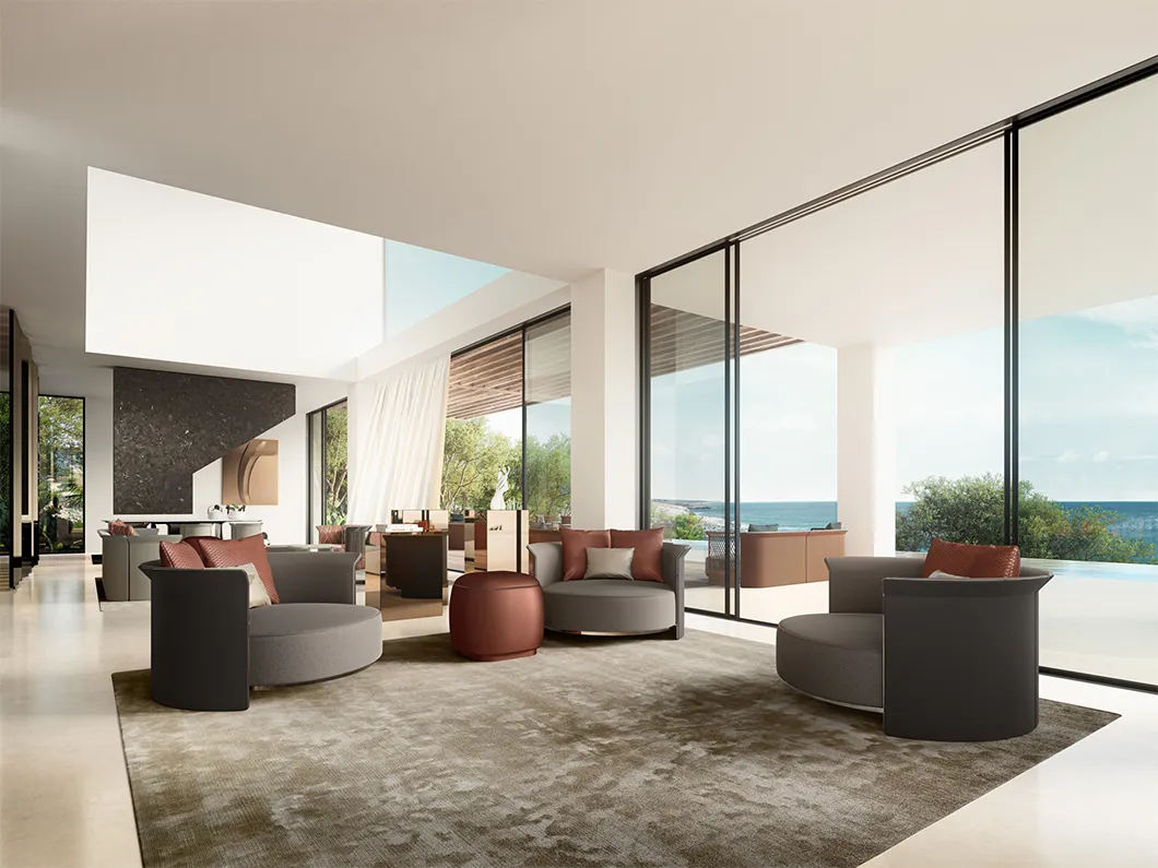 Durable Wood Frame Sofa