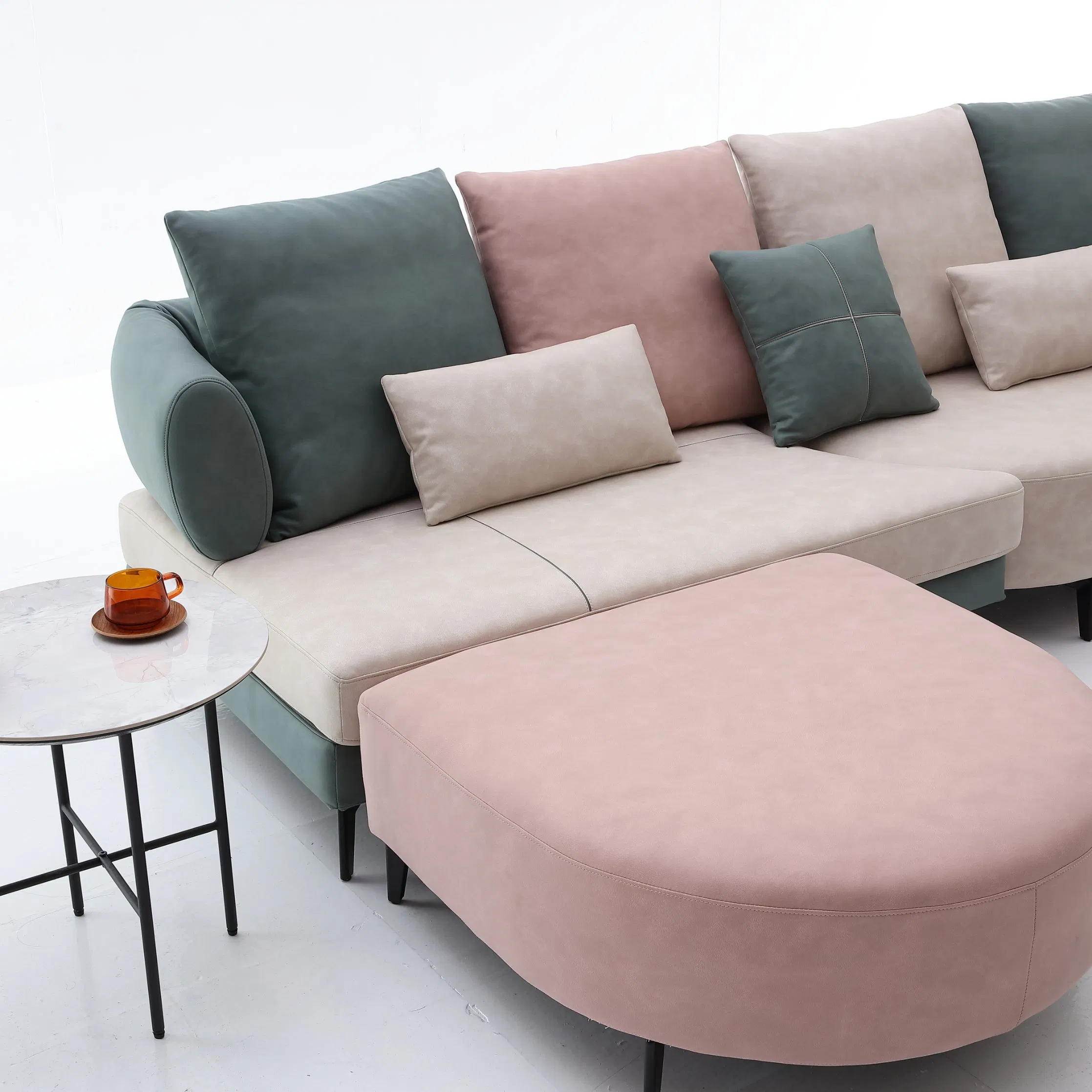 Chesterfield Furniture Room Wholesale Market Livingroom Furniture Sofa with 4 Seaters