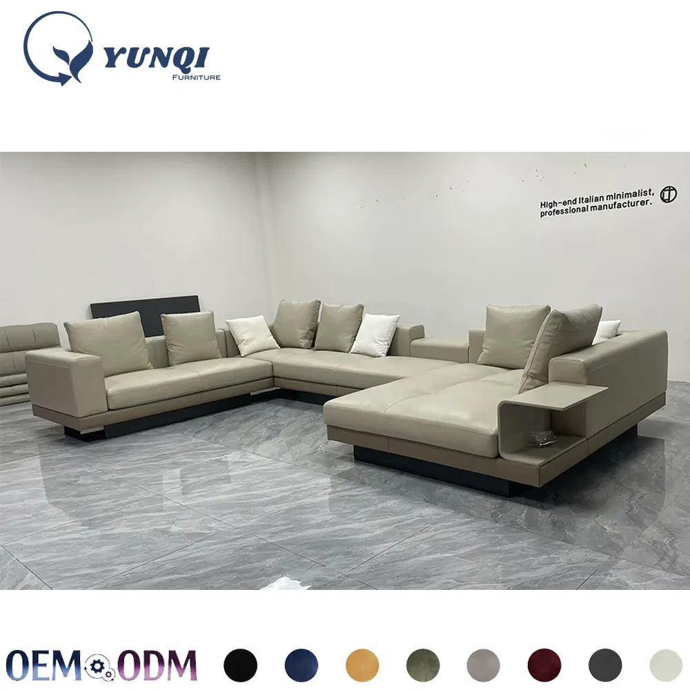 Italian Design L Shape Sectional Living Room Corner Couch Modern Modular Sofa