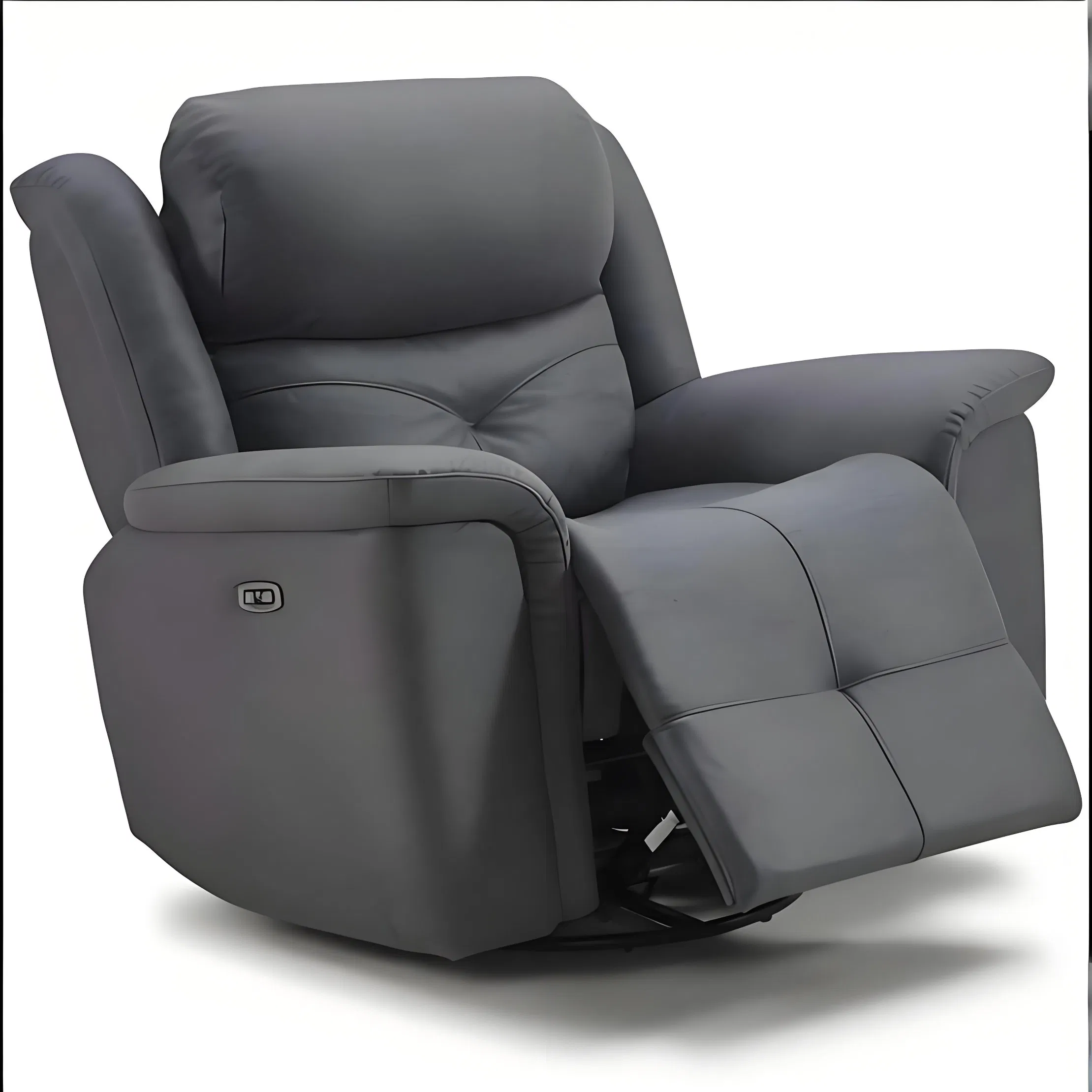 Soft Leatherette Power Storage Reclining Sofa