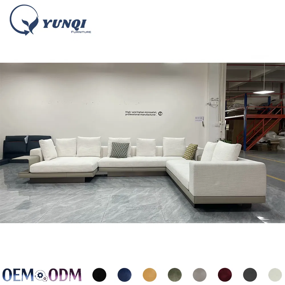 Italian Design L Shape Sectional Living Room Corner Couch Modern Modular Sofa