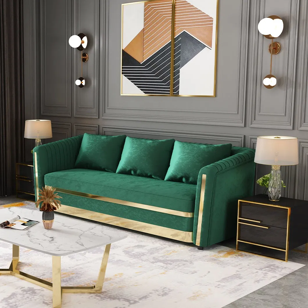 Low Price 1+3 Modern Corner Sleeper Bed Sofa Leather Luxury Home Furniture