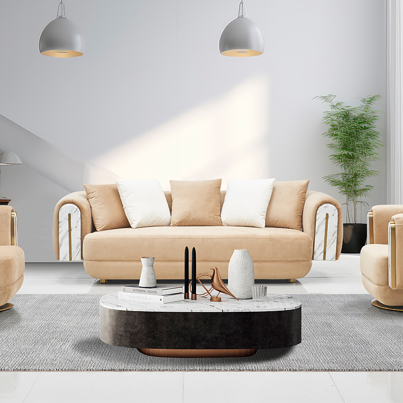 China Factory Modern Luxury Living Room Modular Sofa for Designer Homes