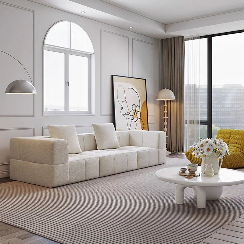 Stylish Velvet Foldable Sofa for Small Living Spaces