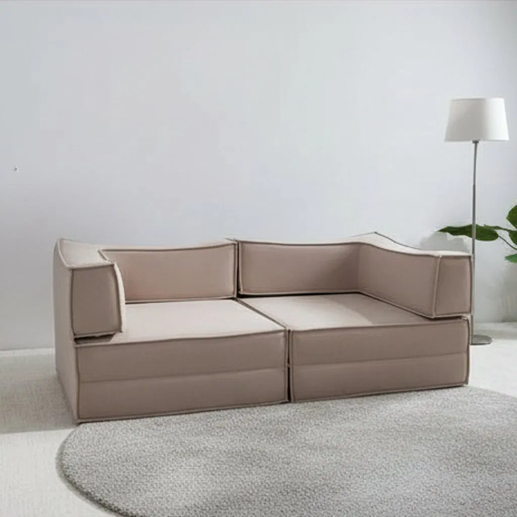 2025 Foshan Factory Sleeper Compress Folding Sofa Bed, Studio Sofa Guest Folded Mattress