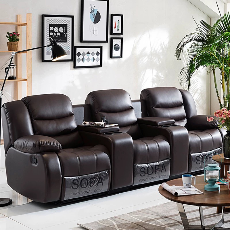 Factory Direct Sale Cinema Sofa, Multifunctional Massage Reclining Electric Sofa