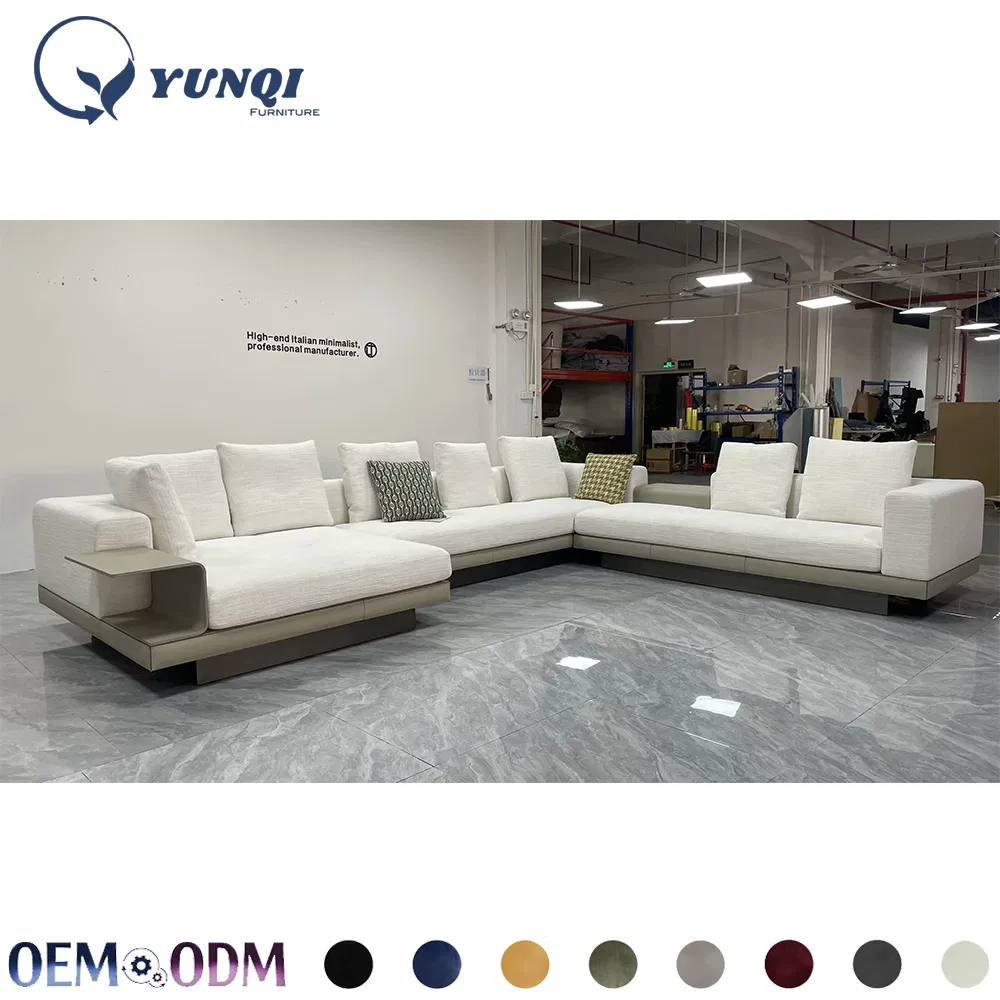 Italian Design L Shape Sectional Living Room Corner Couch Modern Modular Sofa