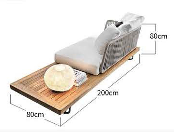 Zhida New Arrival Hotel Project Patio Outdoor Furniture Home Garden Deck Rattan Modern Leisure Sectional Outdoor Sofa