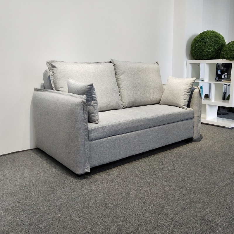 China Factory Hot Sale High Quality Sleeper Pull out Sofa Bed Fabric Two Seat