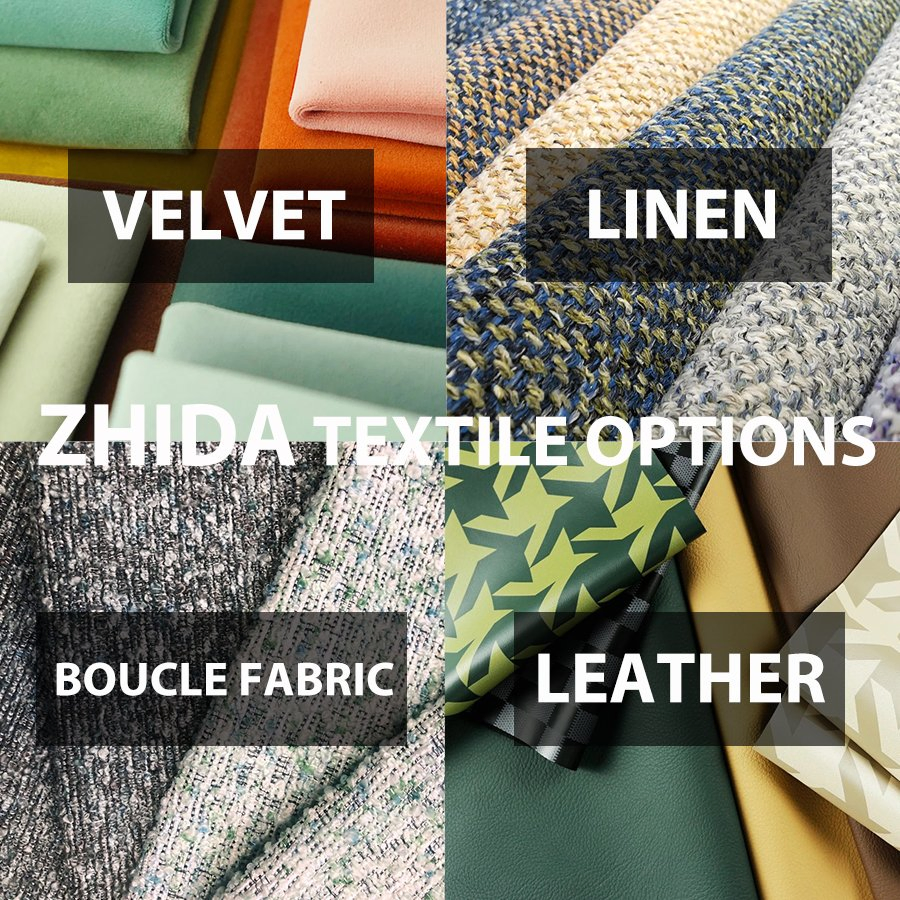 Luxury Home Living Room Furniture Modular Curved Velvet Sofa Sectional