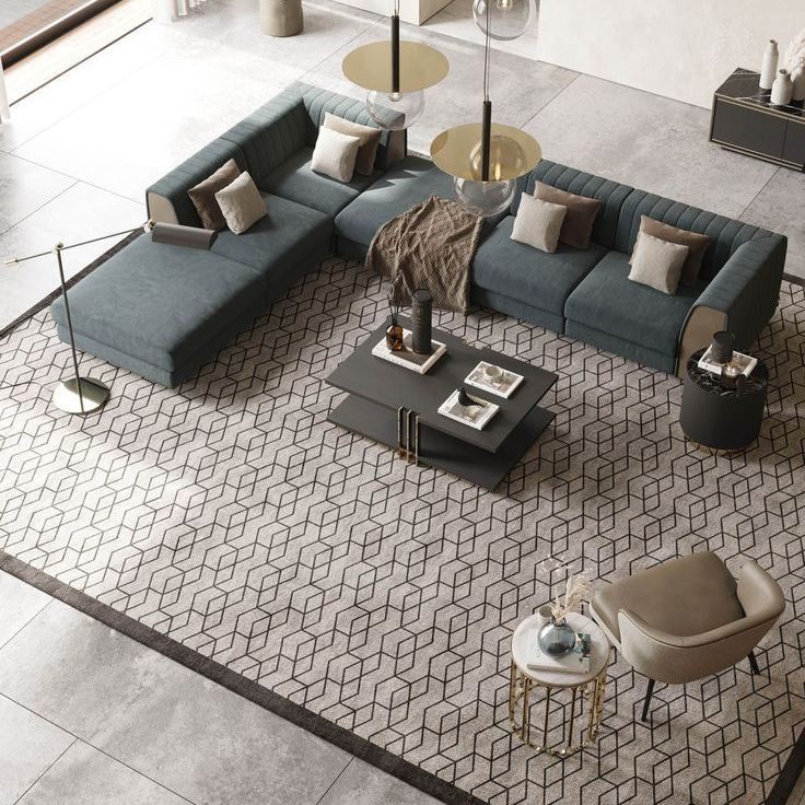 Versatile L-Shaped Sofa with Reversible Chaise for Modern Spaces