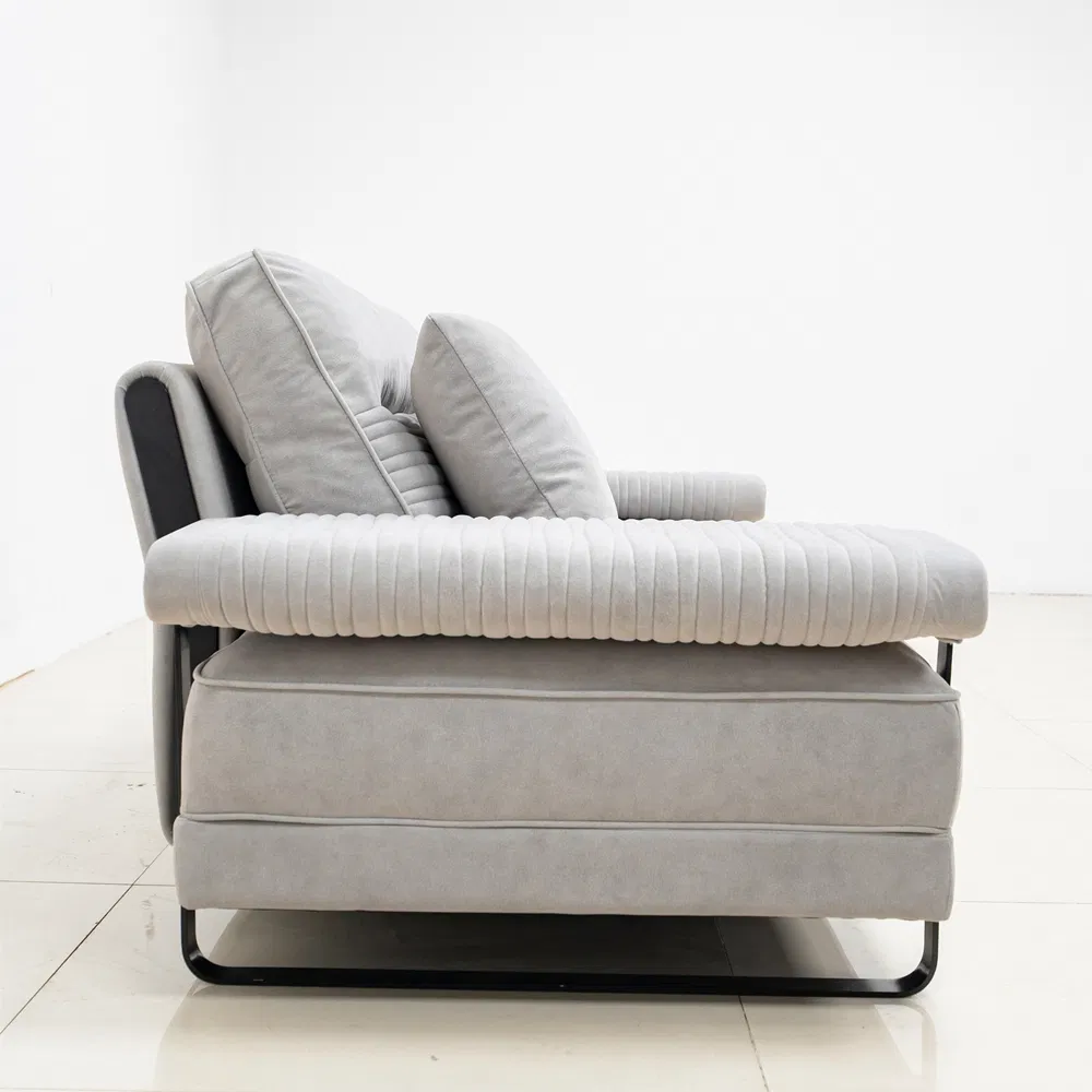 China Factory Italian Luxury Velvet Fabric Sofa Set for Ultimate Comfort