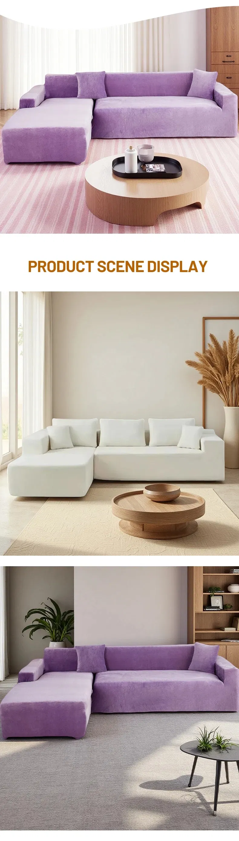 L-Shaped Modular Sofa Detail 5