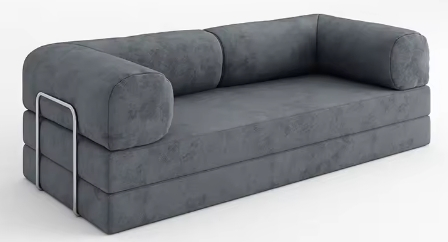 Household Furniture: Reclining Chair Sofa Bed, Compressed Foam and Durable and Stain-Resistant Fabric Cover Sponge Sofa