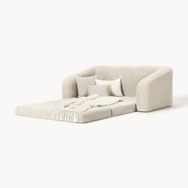 Fodable Fabric Sofa Couch Day Bed Hotel Home Furniture Living Room Recliner Sleeper Sofa Bed