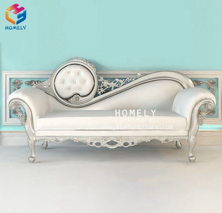 Leather Chesterfield Chaise Lounge Sofa Chair for Wedding/Party/Hotel