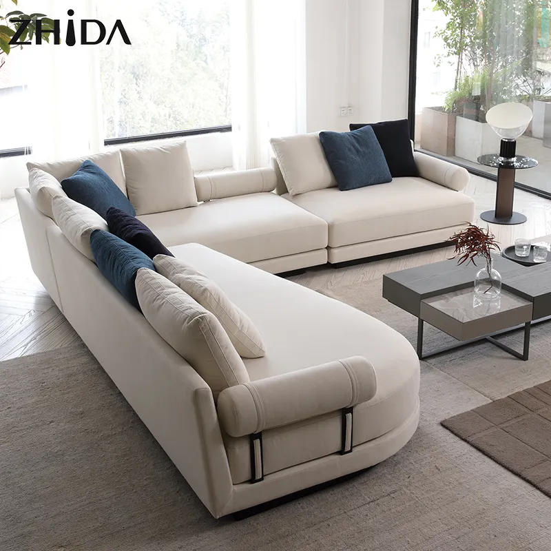 Modern L Shape Sofa Detail 2