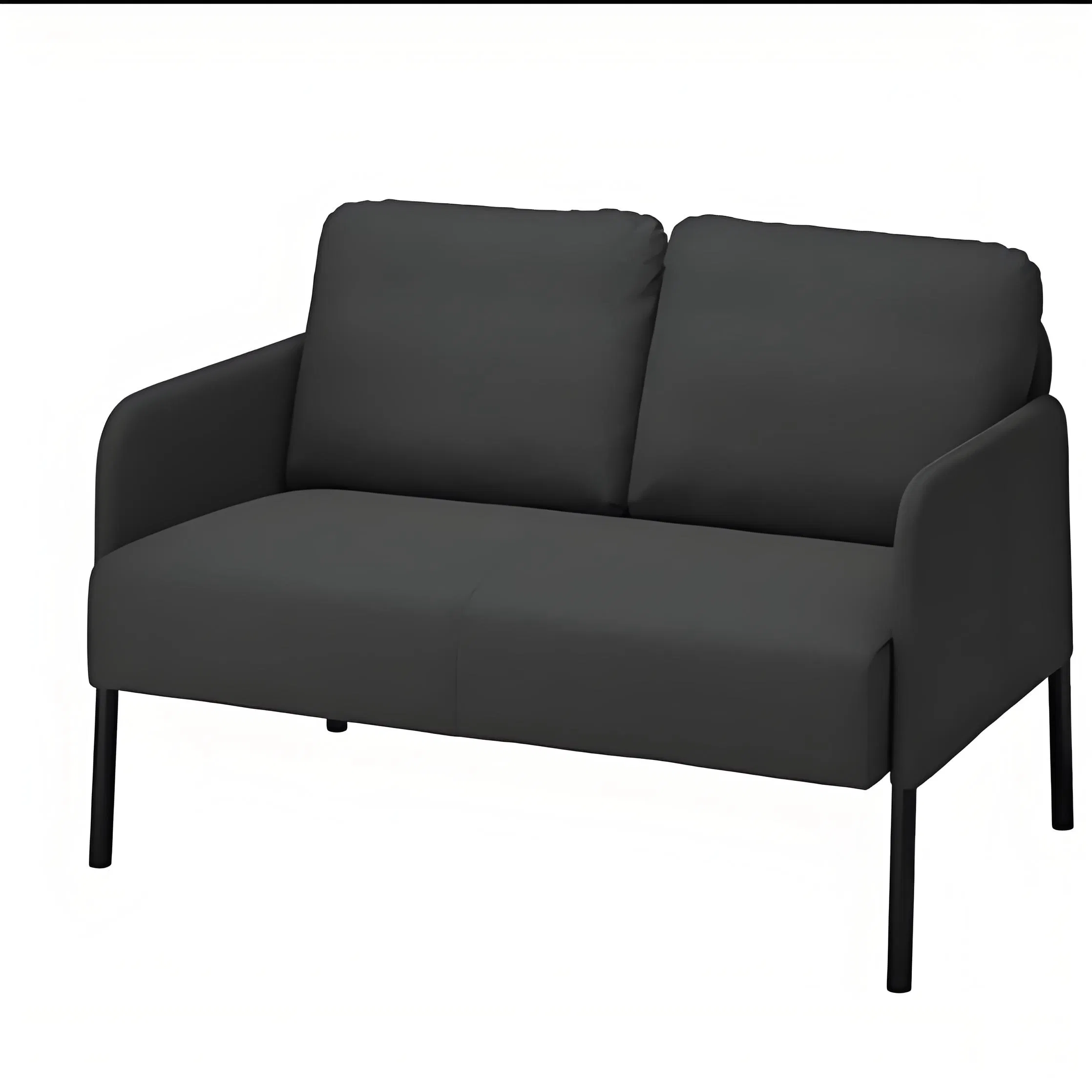 Double Sofa, Compressed Sofa, Fabric Sofa, Simple Modern Sofa Luxury Sofas for Small Apartments; Modern Apartment Sofas Solid Wood Frame