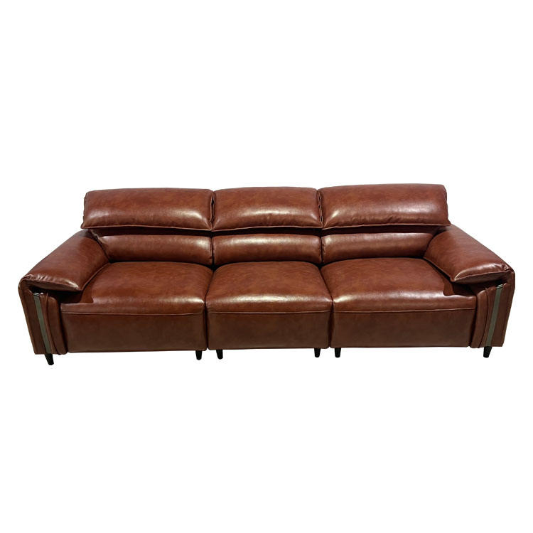 2024 Modern Chesterfield Genuine Leather Sofa Set for Stylish Living Rooms