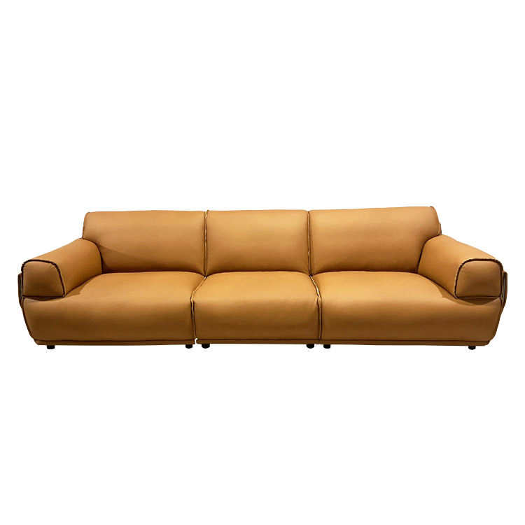 Modern Italy Chesterfield Synthetic Leather Sofa for Elegant Living Spaces