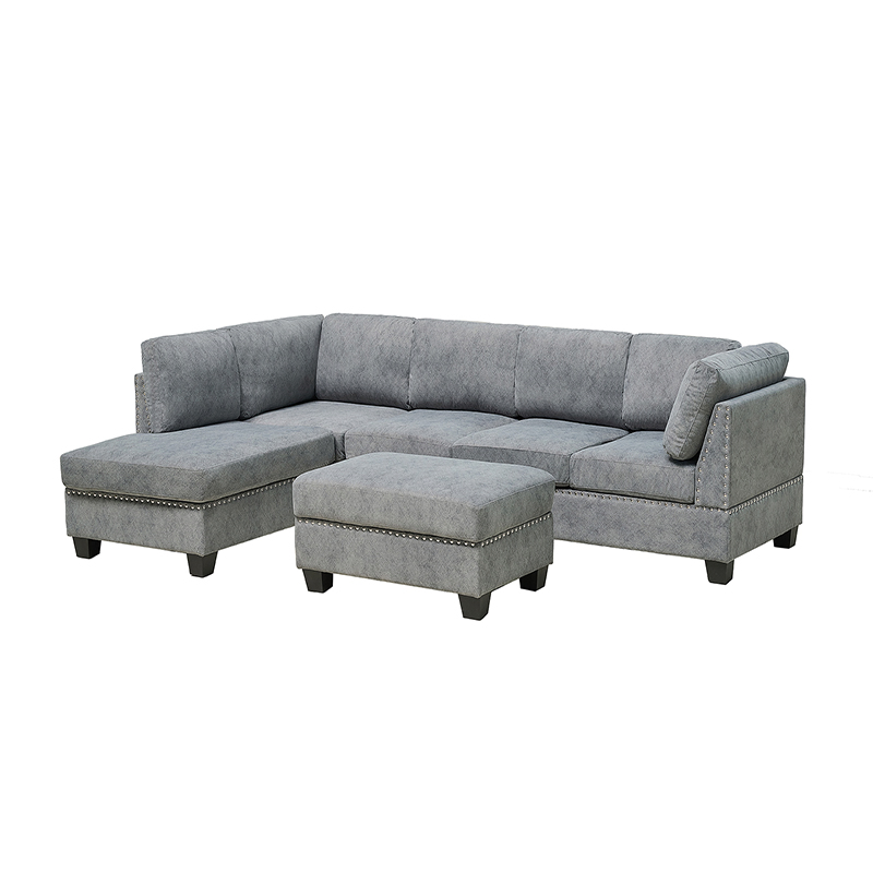 Versatile L Shape Sectional Sofa: Custom Cloud Sofa for Living Room Comfort