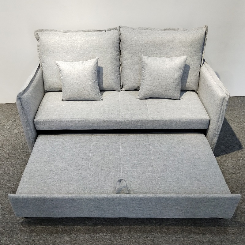 China Factory Hot Sale High Quality Sleeper Pull out Sofa Bed Fabric Two Seat