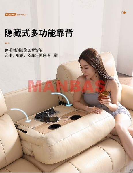 Experience Luxurious Comfort with Linlamlim Italian Leather Recliner Sofa Set