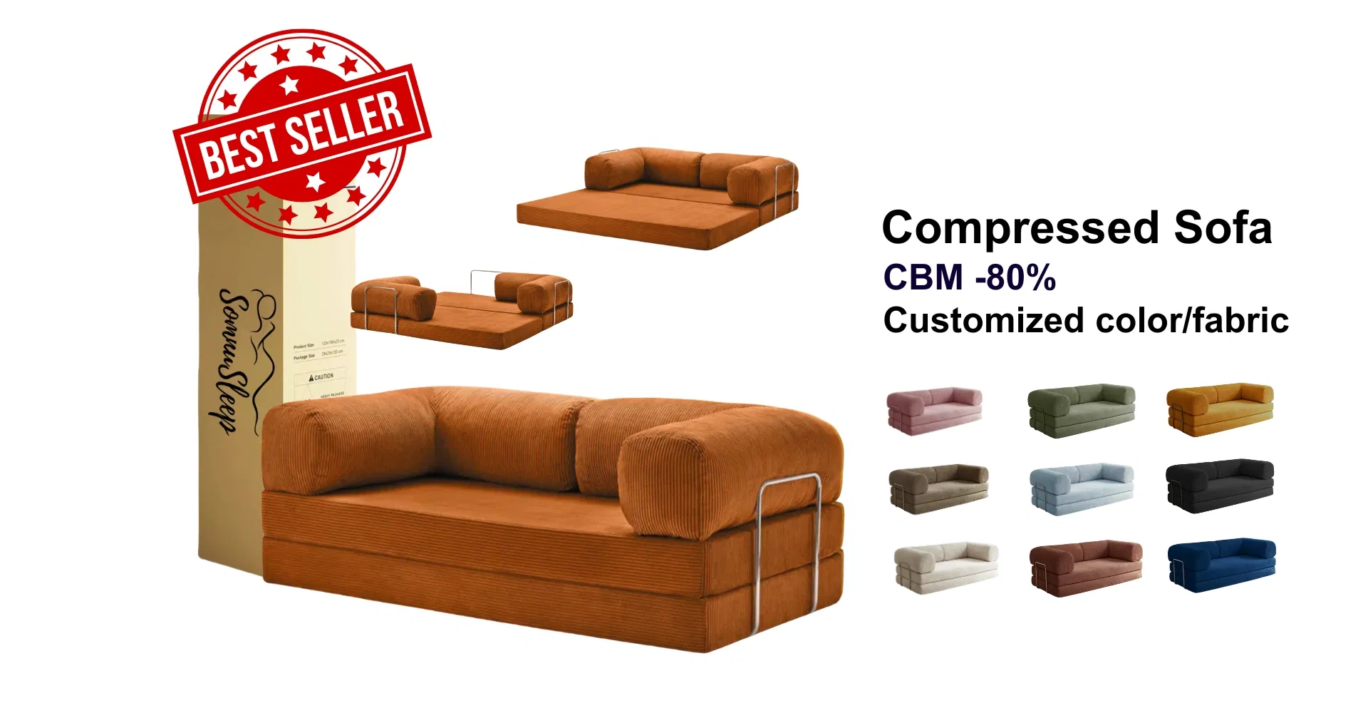 Vacuum Compression Set Sofa