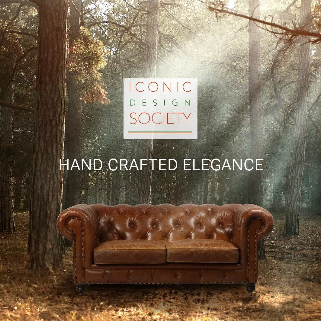 Luxury Living Room Furniture Home Furniture Hotel Office Antique Handmade Classic Chesterfield Genuine Leather Sofa