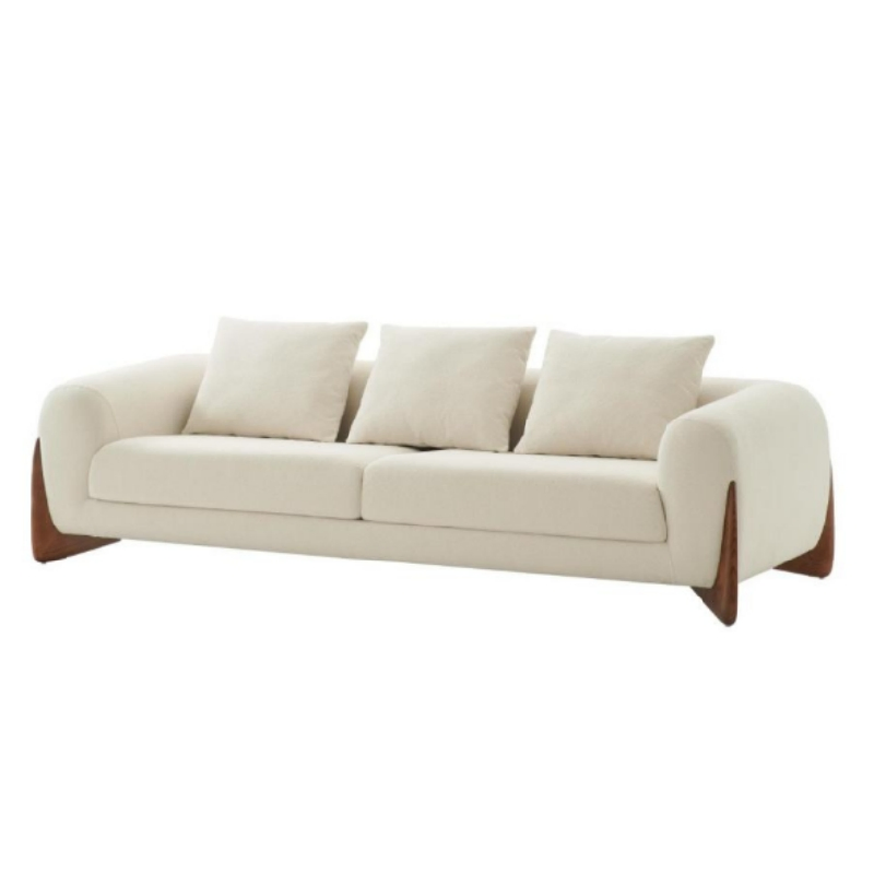 Legless Single Luxury Leisure Modern Indoor Lazy Material Wool Fabric Chair