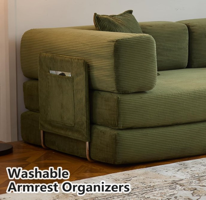 Modern Reclining Lazy Sofa Full Sponge Vacuum Roll Compressed Puff Tufted Sofa for Small Apartment