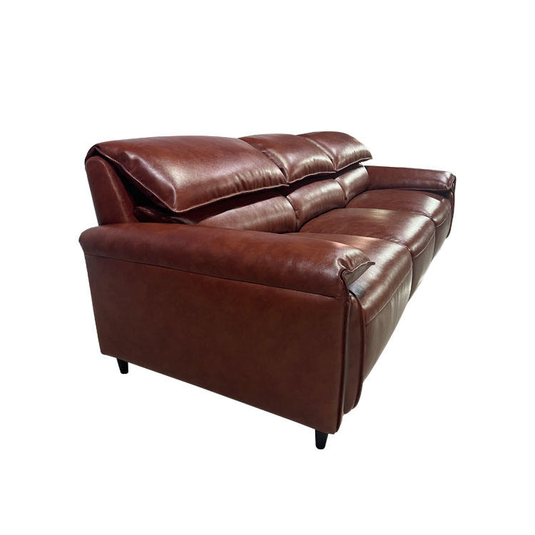 2024 Modern Chesterfield Genuine Leather Sofa Set for Stylish Living Rooms