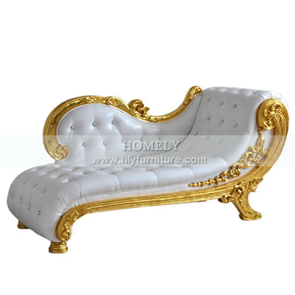 Leather Chesterfield Chaise Lounge Sofa Chair for Wedding/Party/Hotel