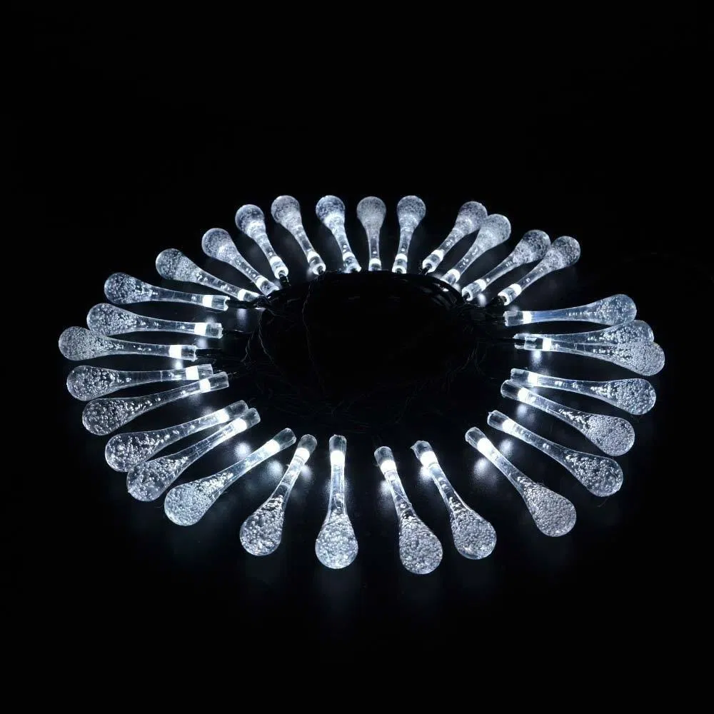 Luzes de Cordão em Forma de Gota de Água 3