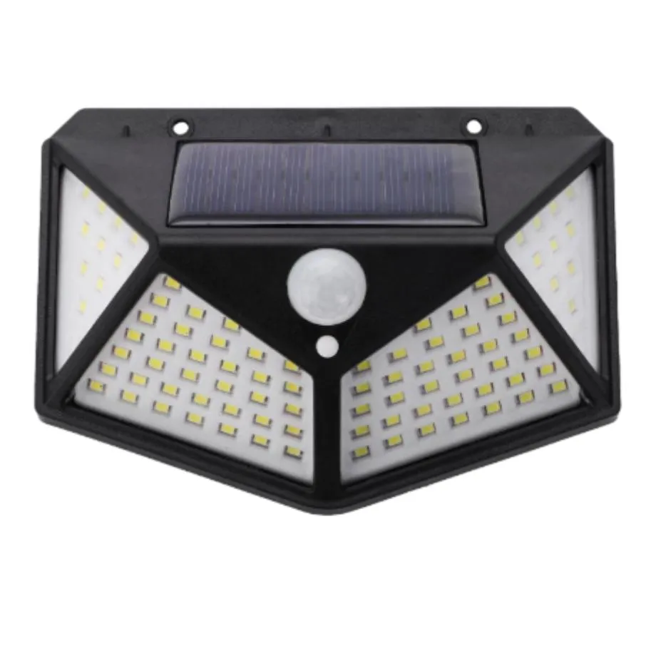 Premium Solar Powered LED Wall Light Human Motion Sensor Waterproof Duskactivated Garden Pathway Security Lamp