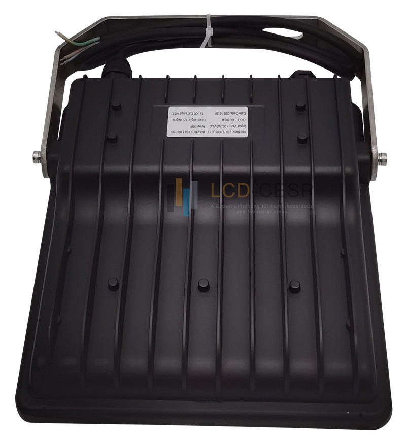 50W Luzes de Inundação LED 220V Holofote de Segurança Externo com Sensor de Movimento IP66 Holofote